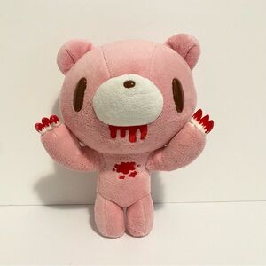 Gloomy Stuffed Bear Plush Pink Blood Animal Toy 8”